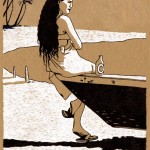 Projet de livre illustré: autour de l'île Tahiti. "Le temps en suspend".