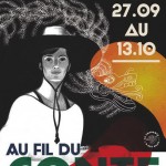 Affiche festival Au fil du conte 2013 - graphisme Histoire de Sign - illustration Patrice Cablat, 2013