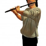 CD, détail peinture Taoufik Bargoud. Daouda & Sangha Ras, 2007.
