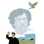 "Khadafi et Stallone." Série Abrakhadafi - Impression jet d'encre 30x40 cm © Olivier & Patrice Cablat 2009.