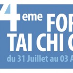 Banderole 1 x 4 m, "Forum Cheng Man Ching". Foix, 2010.