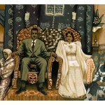 "Le mariage d'hichem et Meriem" Acrylique sur papier, 200(.).