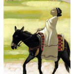 "Le Maroc amazight de Jalila" Acrylique sur toile, 2005.