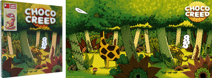 Revue Choco Creed #4 et poster. Éditions Café Creed, 2005.