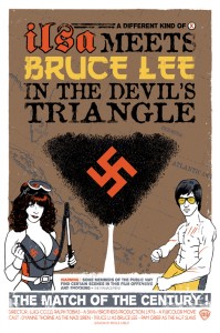 Affiche Ilsa meets Bruce Lee - Invisibles, affiches de films avortés. Café Creed 2012.