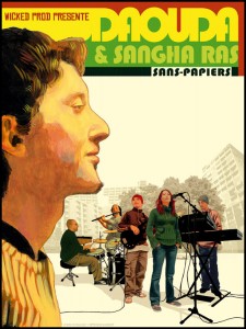 Affiche Daouda & Sangha Ras, 2009.